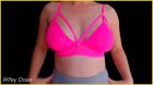 Wife stuns in hot pink bra