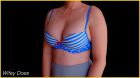 Wifey looks amazing in a sailer print bra