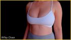 Wifey is fit in this white sports bra