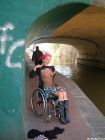 Leah Caprice Nude Under A Bridge (14)