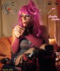 Sissy Violet Smoking - Leasha Lashes 2S