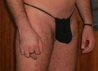 Lorenzo in a black G-String Sexy Line 1