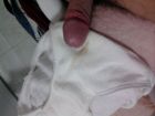 (3) my cock on the shitty panty