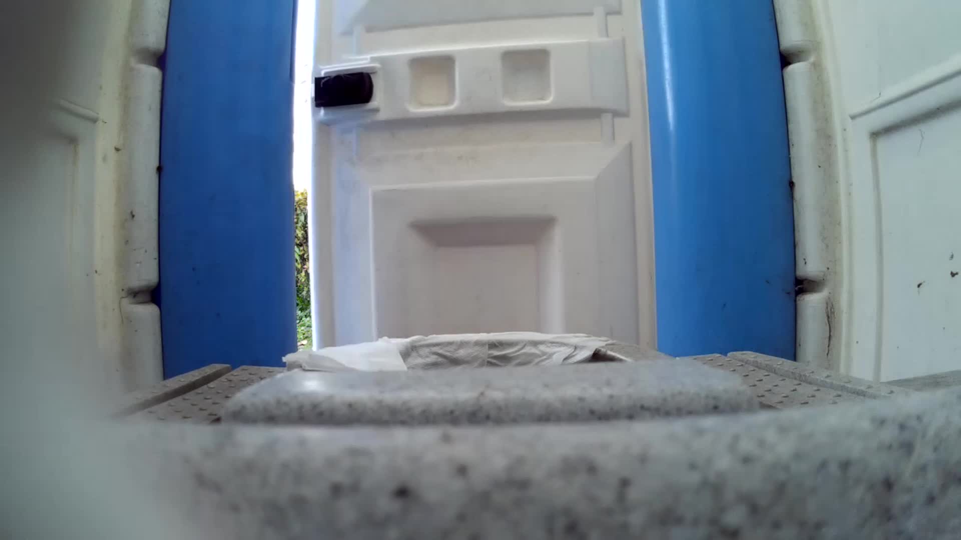 Hidden cam in toilet